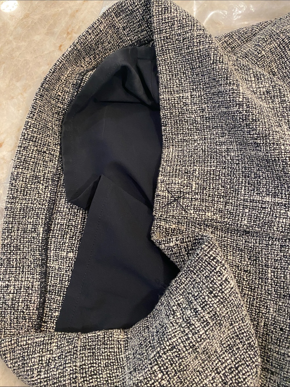 Banana Republic Gray Tweed V-Neck Sheath Dress - Picture 6 of 6